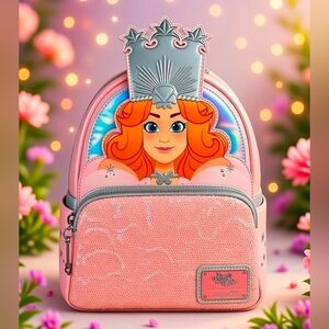 NWT Loungefly Wizard of Oz Glinda the Good Witch Cosplay Mini Backpack - NWT